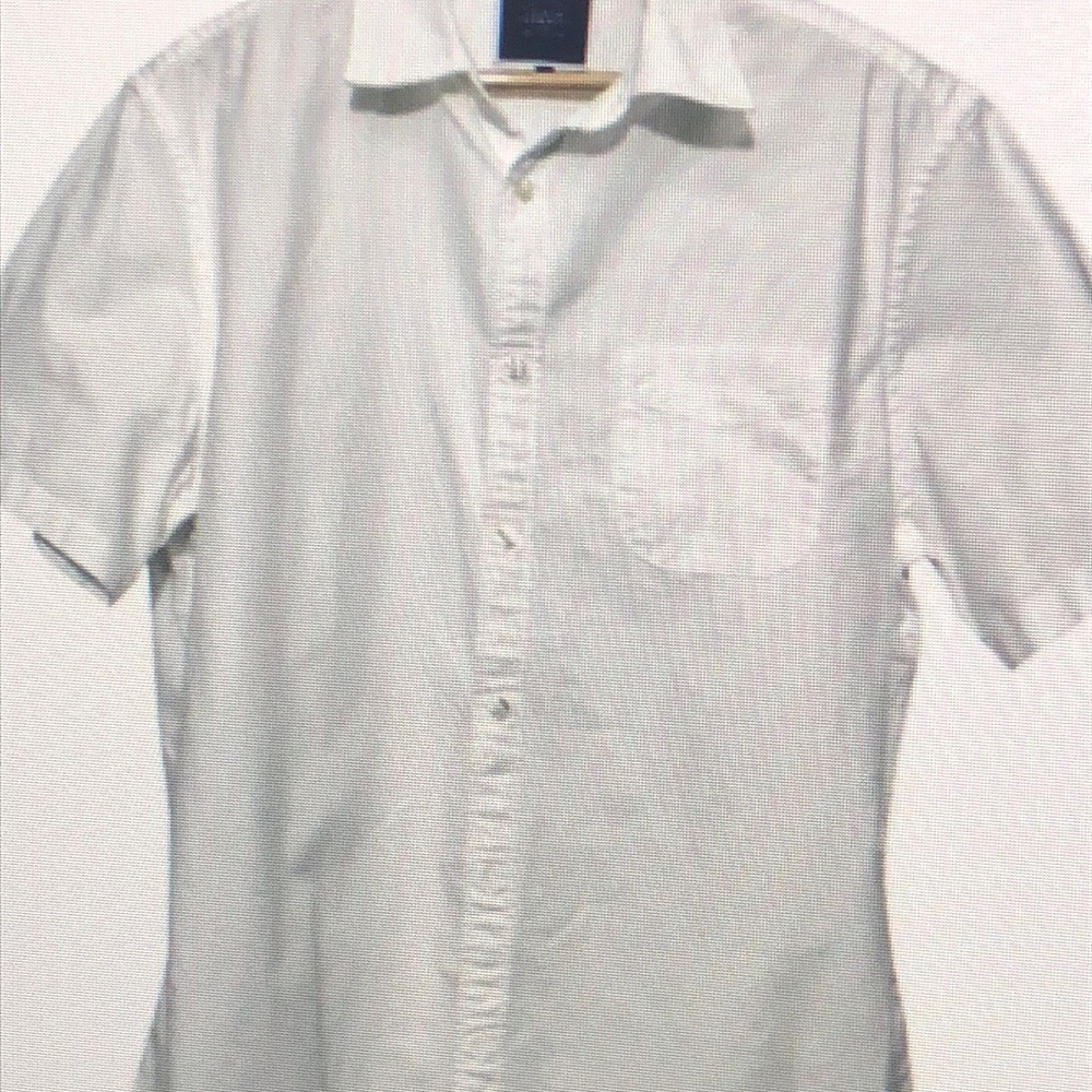 Charles Tyrwhitt Jermyn Street London Slim Fit Short Sleeve button down Shirt